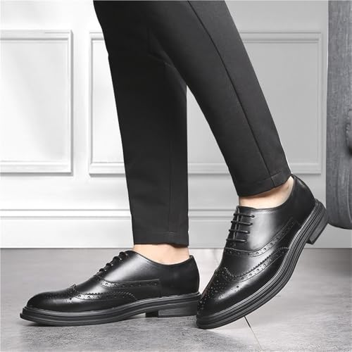 Mens All Day Comfort Lace Up Oxford Dress Shoes Breathable Leather Business Office2