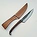Keltisches Messer | Mittelalter Messer | Ledergenähter Griff | Handgeschmiedet Messer | Carbonstahl +Messertasche | LARP | HFK24