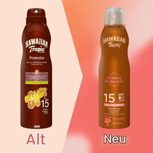 Hawaiian Tropic Glowing Protection Dry Oil Spray – LSF 15 – 177 ml – Ansicht 2