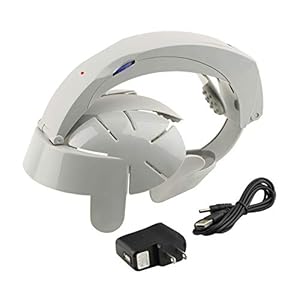 Electric Head Massage & Relax Brain Acupuncture Points Stress Release Easy-Brain Massager Machine Vibration Massage