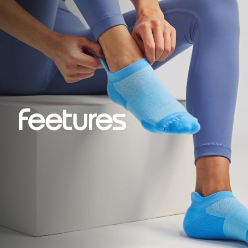Image of Feetures High Performance Max Cushion Ankle Sock - Tab Socks for Women & Men with Heel Tab