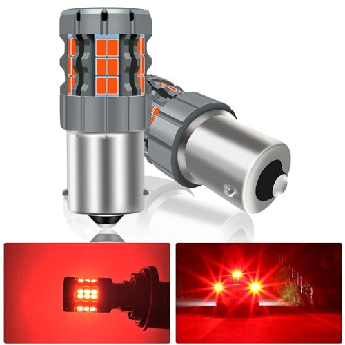 UPXSXT 2Pcs 1156 LED Brake Light Bulb Red