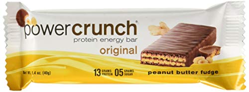 BNRG Power Crunch Peanut Butter Fudge 12-1.4 oz Protein Energy Bars