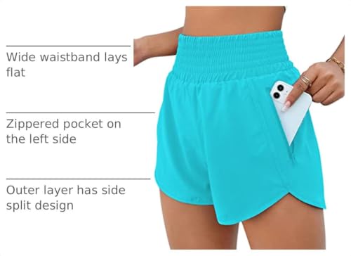 Image of BMJL 2.5 inch Athletic Shorts for Women Comfy High Waisted Short with Pocket