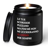 Coldbling Regali Anniversario San Valentino per Lui Lei, Candela Profumata al Sandalo Idee Regalo Natale Uomo Donna Fidanzato Fidanzata Marito Moglie Regalo Amore Compleanno per Lui