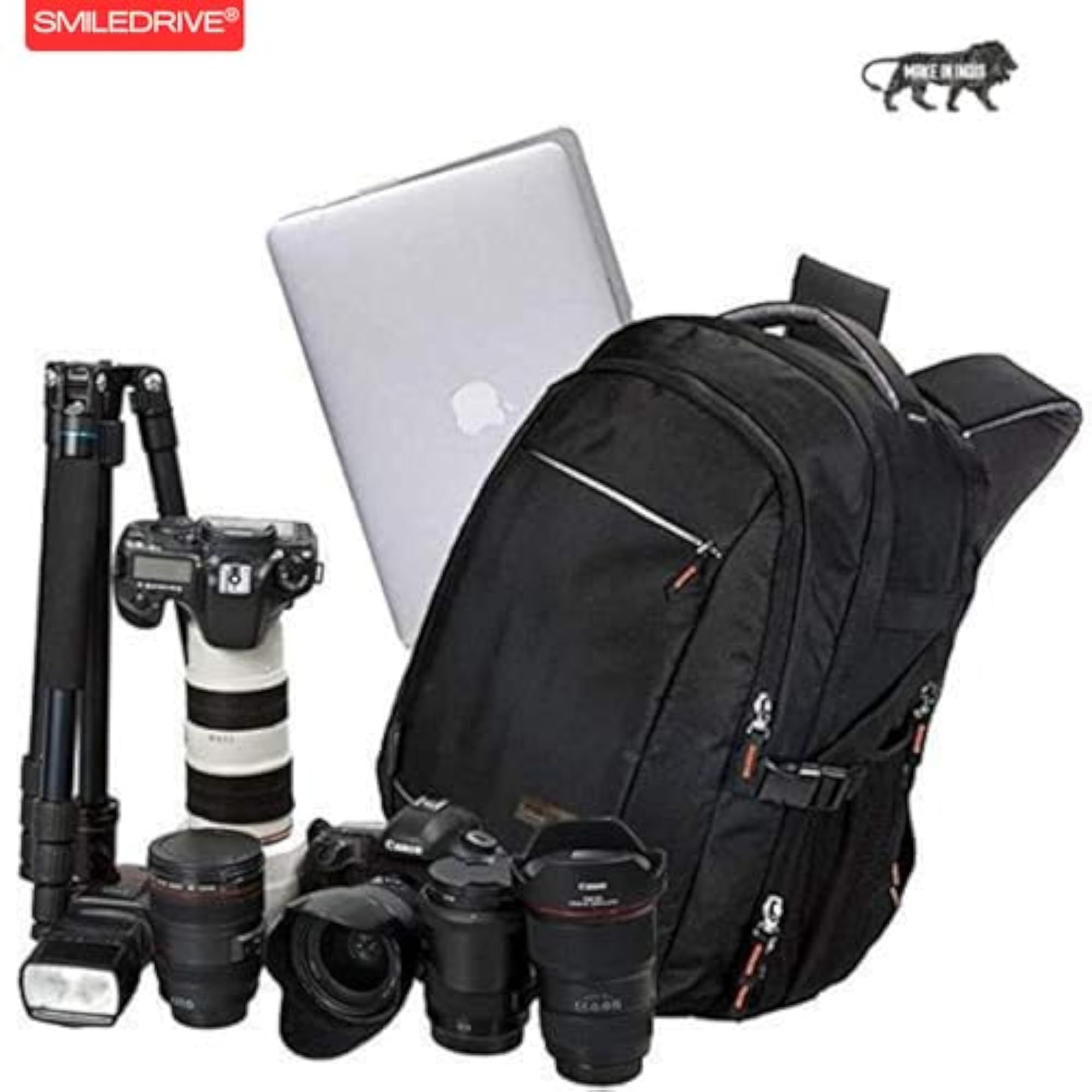 Waterproof DSLR Camera & Laptop Backpack, Lightweight Gear Bag