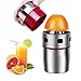 Wyciskacz, ręczna sokowirówka ręczna z sitkiem i pojemnikiem, ręczna sokowirówka do cytrusów pomarańczowa wyciskarka do cytryny, limonki, cytrusów