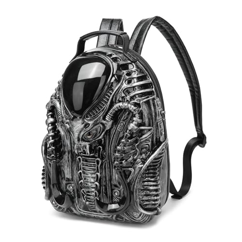Sac à dos Predalien grand volume avec relief 3D pour style décontracté - 3