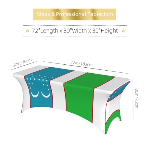 Nappe extensible Ouzbékistan infroissable pour table 1,8 m
