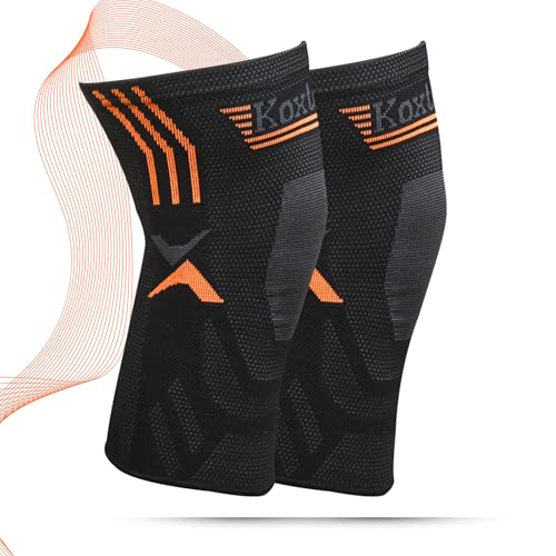 Koxtons Knee Caps for Women and Knee Support for Men, Anatomically Designed with 3D Seamless & Angular Design for Enhanced Comfort and Support, Airmax
