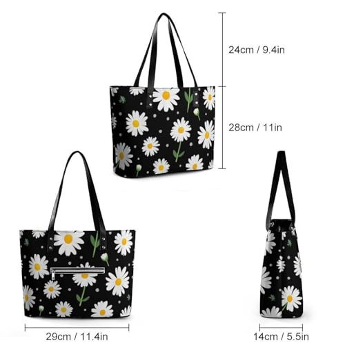 Bolso Tote para mujer de cuero suave miniatura 4