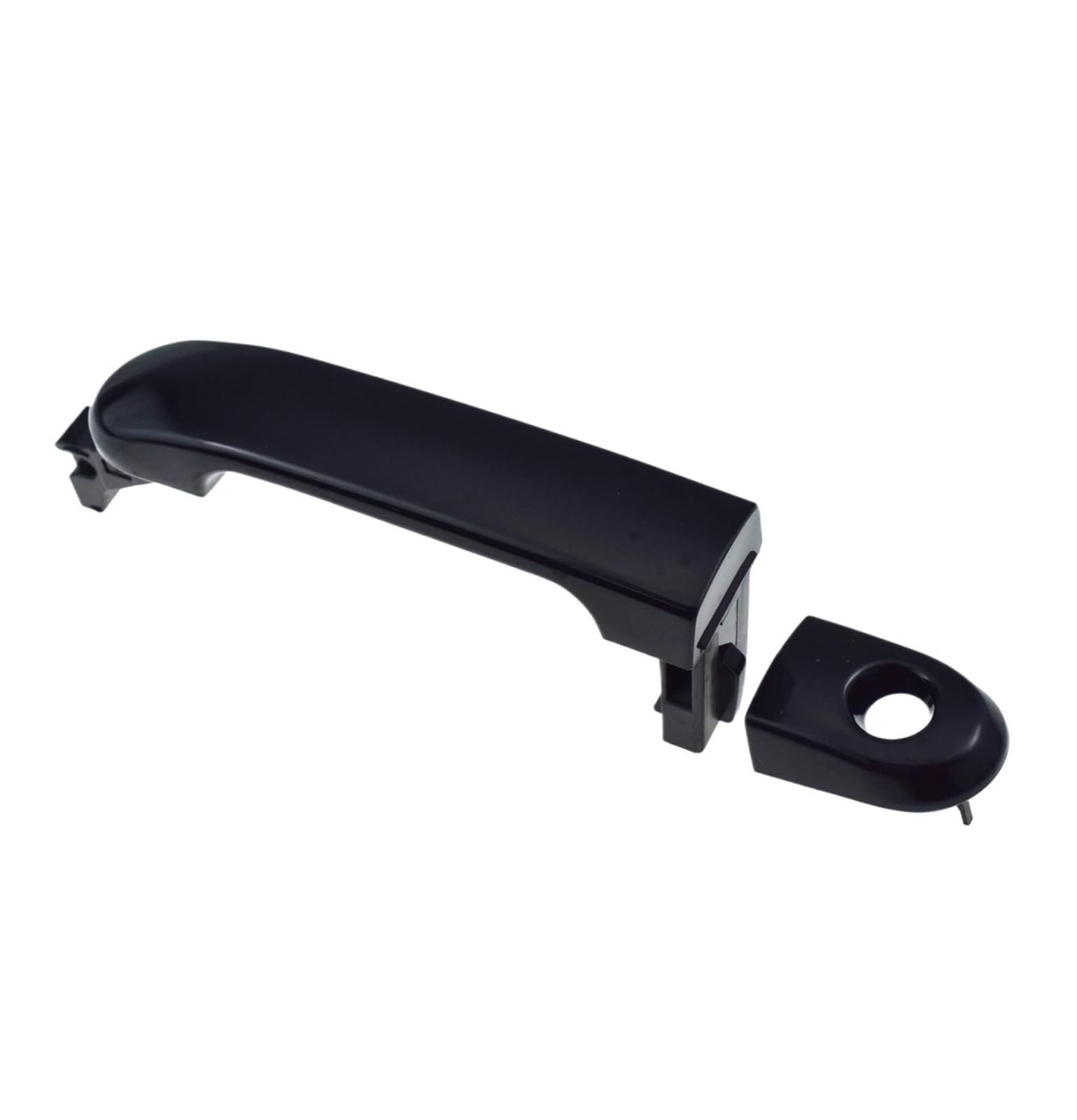 Pacsci 1 Pcs Front Left Car Outer Door Handle For Nissan For Versa For Tiida 2007-2012 Black Exterior Outside Door Handle Front Rear Left Right(1 Pcs Front Left)