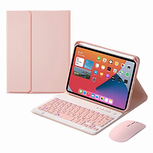 IPad Air 5 (2022) / Air 4 (2020) 10.9C`pL[{[hP[XAPencilz_[A{ ΂ŒE\ȃCXL[{[hABluetooth}EXt,sN