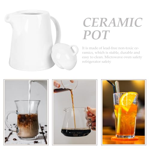 Cafetera de cerámica con asa ergonómica para un vertido cómodo 8