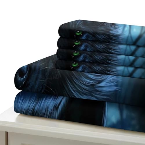 Parure de lit loup 3D pour la décoration d'une chambre d'ado - 7