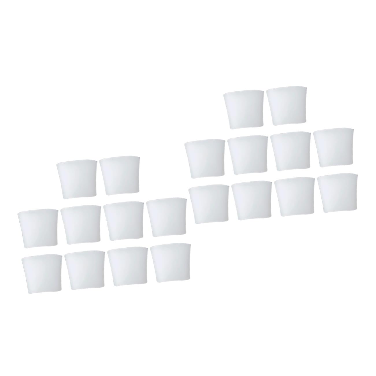 FOMIYES 20 Pcs Toe Cover Heel Protectors Toe Protector Bunion Toenail Anti Friction Protector Toe Spreader Shields Socks Toe Separators Stabilizer Shoe Mat Toe Sleeves Silicone White Gel