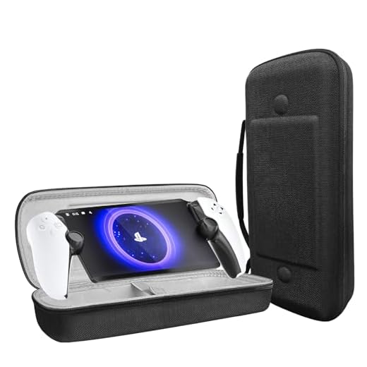 TXWLLIU Tragbare Aufbewahrungsschutz-Reisehandtasche, Kompatibel mit Sony PlayStation 5, Weiches Futter und Kratzfestes Material, Design mit Hoher Kapazität und Tragegriff, Schwarz