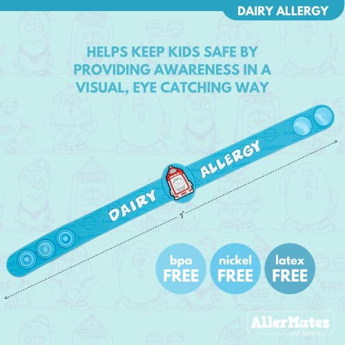 Dairy Allergy Adjustable Silicone Medical Bracelet2