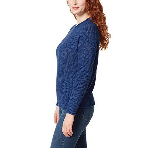 Jessica Simpson Ladies' Roll Neck Sweater (Blue Depths), Small2