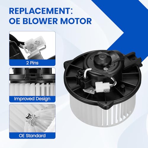 Image of HVAC Blower Motor 700060 Compatible with Toyota Celica Corolla Matrix RAV4 Tundra, Compatible with Mazda RX-8 for 8710302370 871030C010 76903 8710302050 A /C Blower Motor Assembly