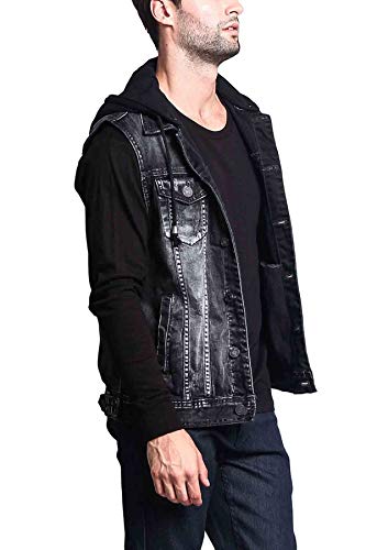 Image of VICTORIOUS Rocker Denim Jean Vest Jacket