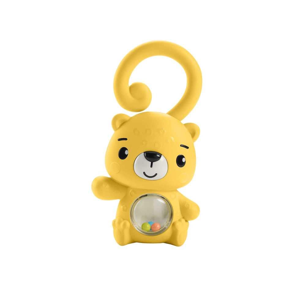 Fisher-Price Baby Sonaja para Bebés Sensimals Nutria ayuda a fortalecer la destreza y estimular los sentidos para bebés de 3 meses en adelante