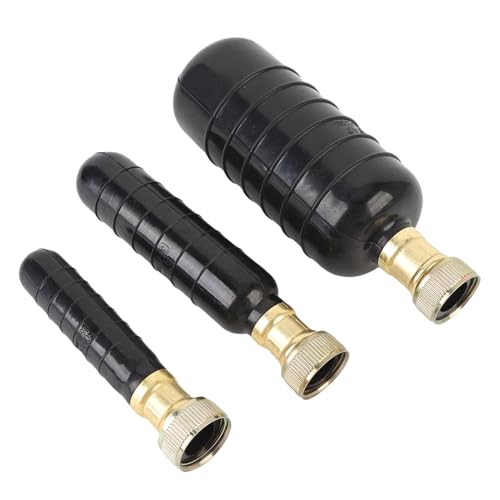 Kit de 3 unidades de vejiga desatascadora para tuberías de 1 a 6 pulgadas, vejiga hidráulica de goma para fregaderos, baños, cocinas, desagües principales y alcantarillas miniatura 2