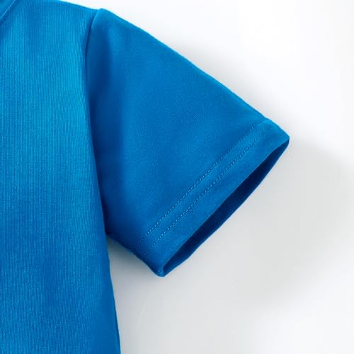 Image of Magic Park 6M-14Y Baby Short Long Sleeve Tee Tops Toddler T-Shirt Kids Solid Color Shirts Boys Girls Casual Blouse