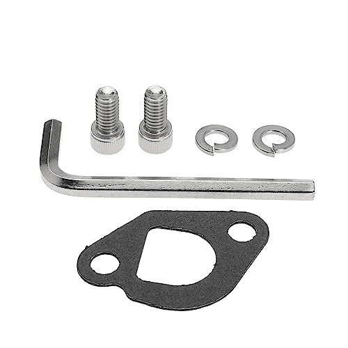 Header Exhaust Pipe Kit for DuroMax 7HP GX160 GX200, for Non Hemi Predator 212CC 196CC 6.5HP, for Coleman CT200U Trail 200 BT200X, for Baja Warrior MB200 Go Kart Mini Bike