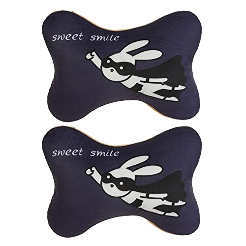 2 almohadillas para el cuello, almohada de viaje, almohada cómoda para el cuello, almohada para conducir, viajes, compañero, lindo, color negro Cover