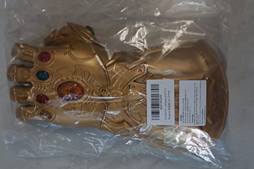 UrMsun Iron Man Infinity Gauntlet para niños con 2 Pilas Recambio, Iron Man Glove LED con Piedras para niños 0-12