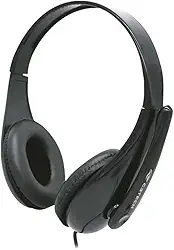 C3tech Headset com fio USB PH-340BK, Preto, microfone Omnidirecional, Alto-Falante 40mm