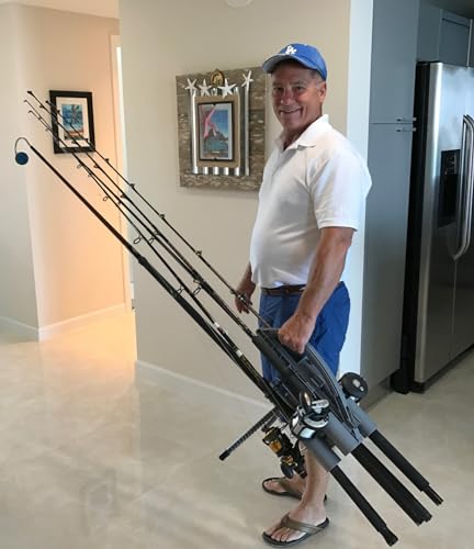 Rod-Runner Fishing Rod Carrier Pro 5 Portable Rod Rack