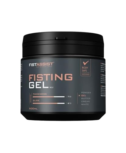 FIST ASSIST Gel Lubricante Extraespeso Base de Agua, 500ml, Vegano,