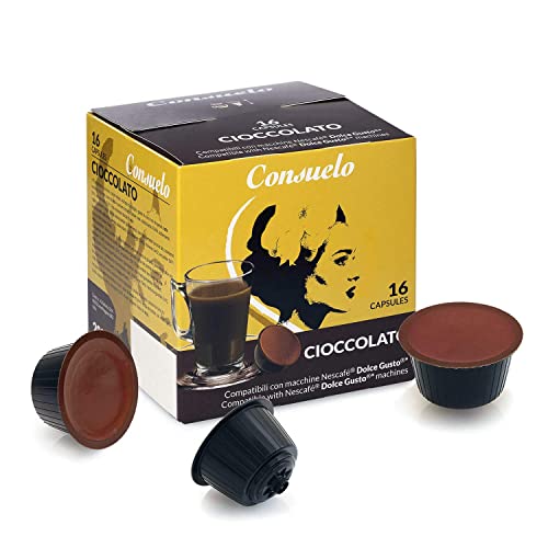 Consuelo, Cioccolato,cápsulas compatibles con cafetera Dolce Gusto, 96 unidades (16x6) Cover
