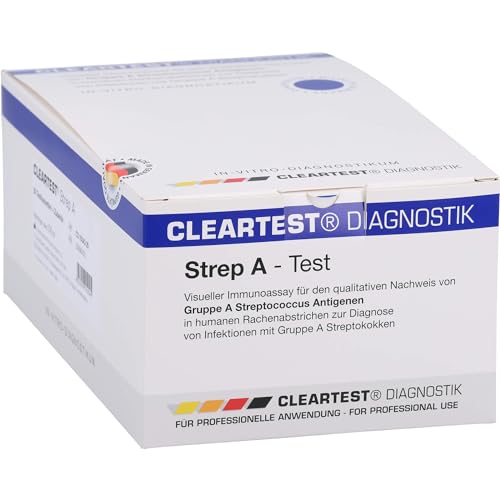 CLEARTEST 02886433 Strep A Kassettentest (20-er Pack)
