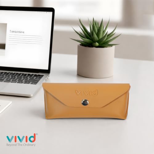 Image of VIVID Unisex Specs Snap Button Eyewear Dabbi Faux Leather Soft Case Cover