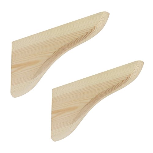 Velano - 2x Konsole, Regalhalter, Regalkonsole, Regalsystem, Wandkonsole - WDP - 215x120x2