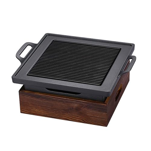 Barbecue Giapponese Fornello Portatile Per Barbecue Griglia Portatile Senza Fumo Per Tavolo Da Pranzo Al Chiuso Barbecue Da Campeggio,23 * 23cm