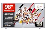 TCL 98Q7C QLED Mini LED Fernseher, 98 Zoll, 4K HDR Premium, Dolby Vision IQ & Atmos, Smart TV mit Google TV, 6.2.2 Sound, 144Hz VRR, AMD FreeSync Premium Pro, HDMI 2.1, AirPlay 2