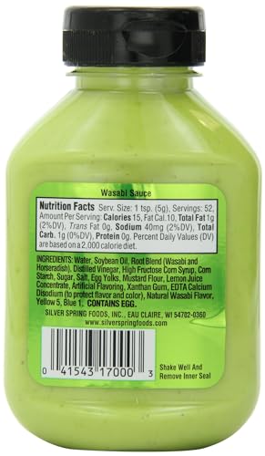 Silver Springs Sauce Wasabi, 9.25 Ounce (Pack of 1) - Thumbnail 3