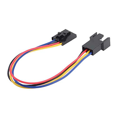 Adaptador de conector ventilador 5Pcs 5Pin a 4Pin miniatura 4