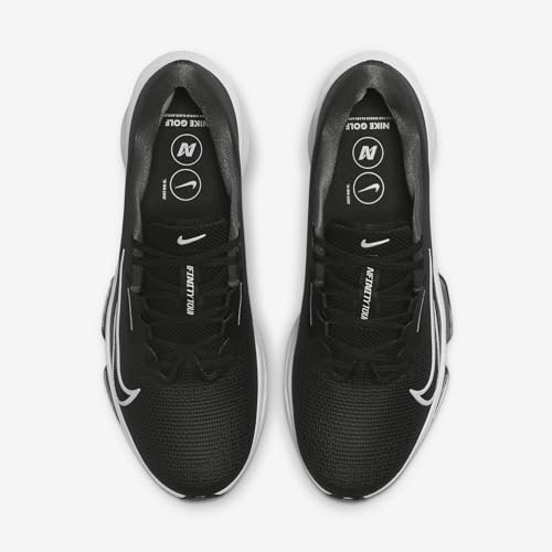 Nike Infinity Tour 2 Golf Shoes (FD0217-002, Black/Vapor Green/Iron Grey/White) Size 114