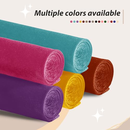 KKJIAF 2 Yard Aqua Sky Stretch Velvet Fabric 60" Wide for DIY Crafts by KKJIAF - Used condition - Image 6