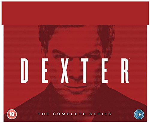 Dexter Complete Showtime TV Series - All 96 Episodes from from Season 1, 2, 3, 4, 5 , 6, 7 and 8 (33 Discs) DVD Box Set Collection + Bonus Features