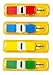 Post-it Flags, 35/Dispenser, 4 Dispensers/Pack.47 in Wide, Assorted Primary Colors (683-4)