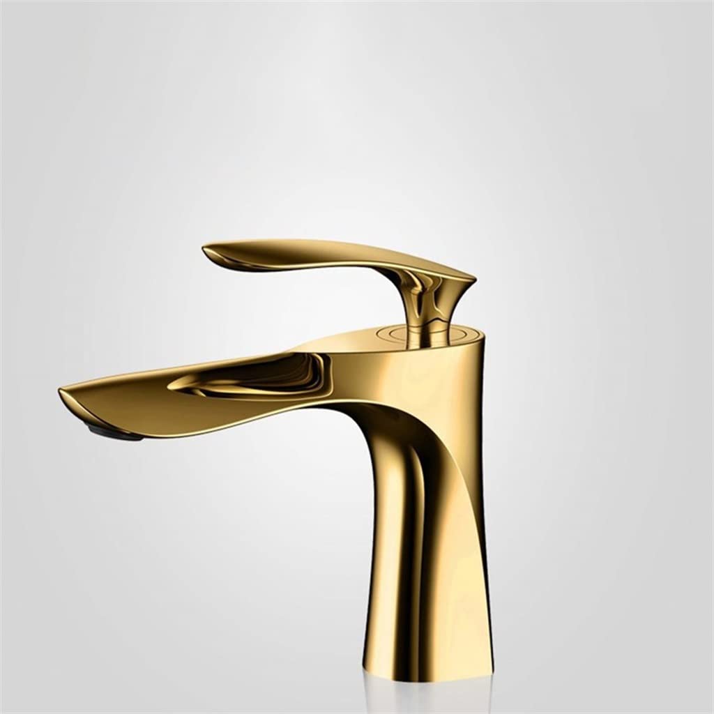 Robinet de bassin en laiton robuste anti-fuite pour salle de bain