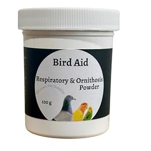 Respiratory Aid for Pigeons, Canary, Finches, Parakeet, Cockatiels, Parrots, Cage Small Birds, and Aviary Birds