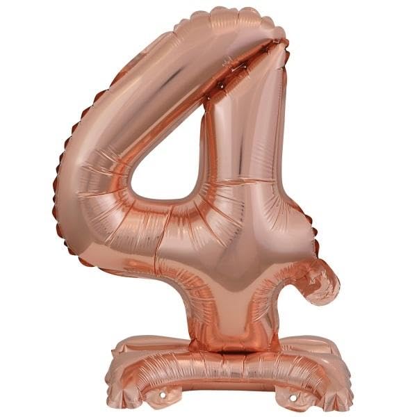 Number Balloon Number 4 Copper 38 cm