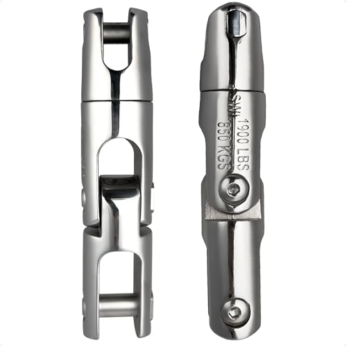 Connecteur d'ancrage pivotant en acier inoxydable 316 contre la torsion de chaîne
